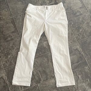 RALPH LAUREN Women’s Straight Leg White Pants | Preppie Coastal Old Money